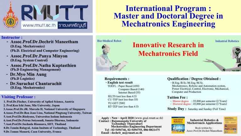 Thesis topics for mechatronics engineering picture